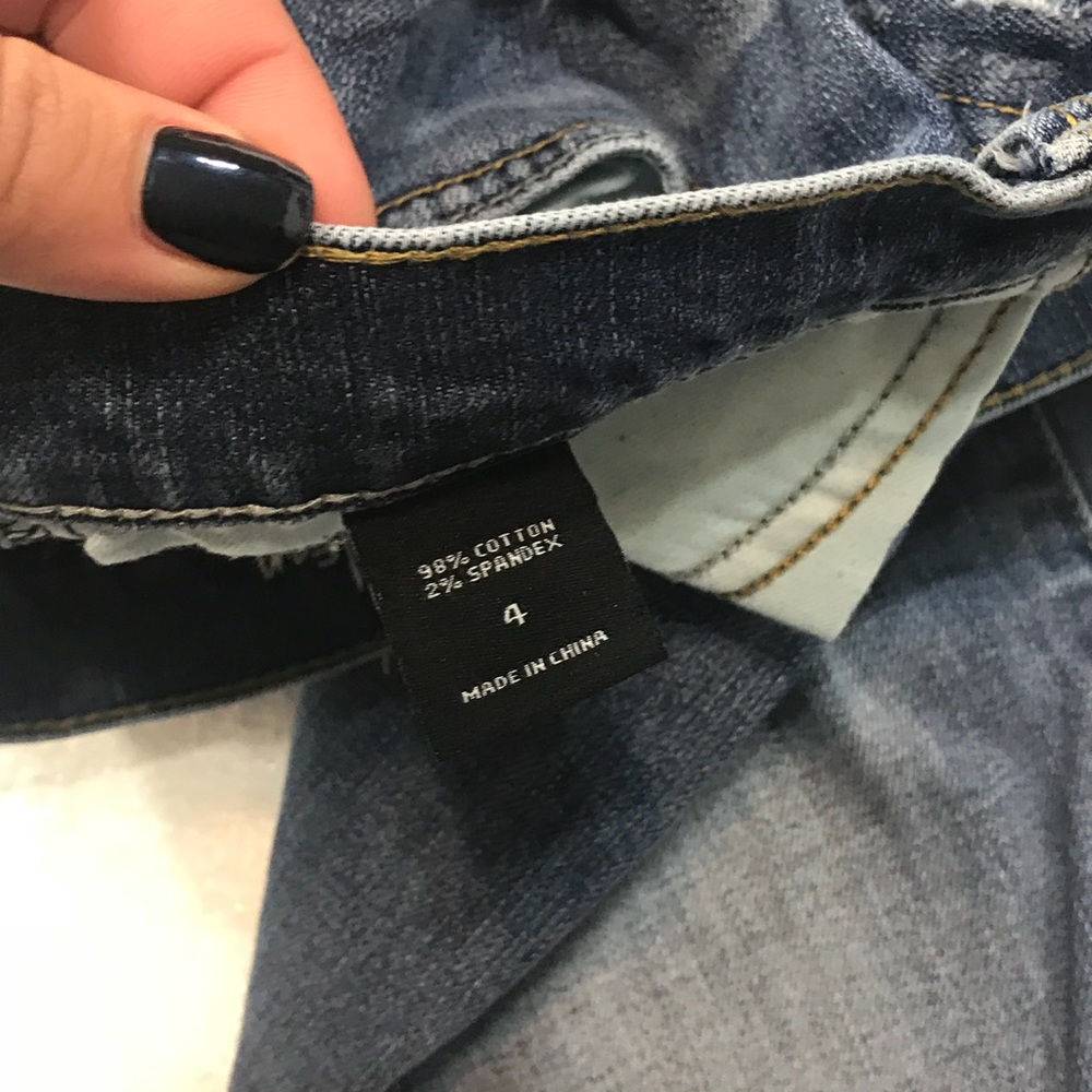 London Boot Cut  Destroyed Jeans - Picture 6 of 8